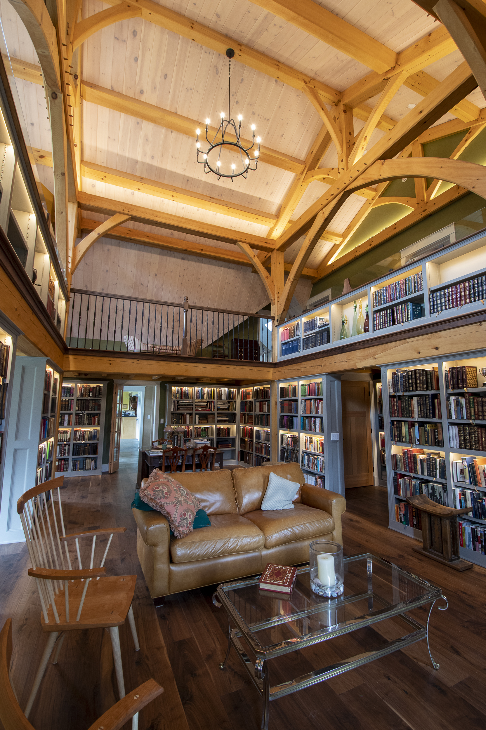 timber frame arch brace post and beam dream home