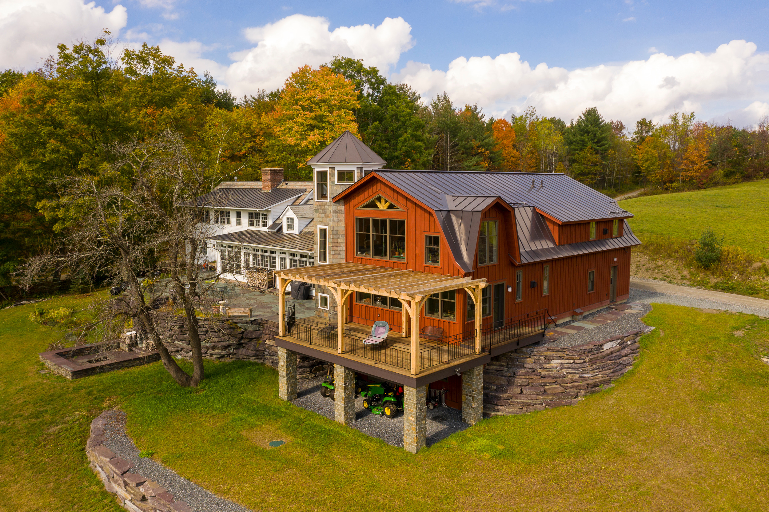 timber frame arch brace post and beam dream home